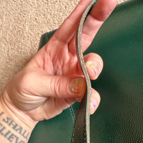 Michael Kors Green Tote Bag EUC - Picture 4 of 8